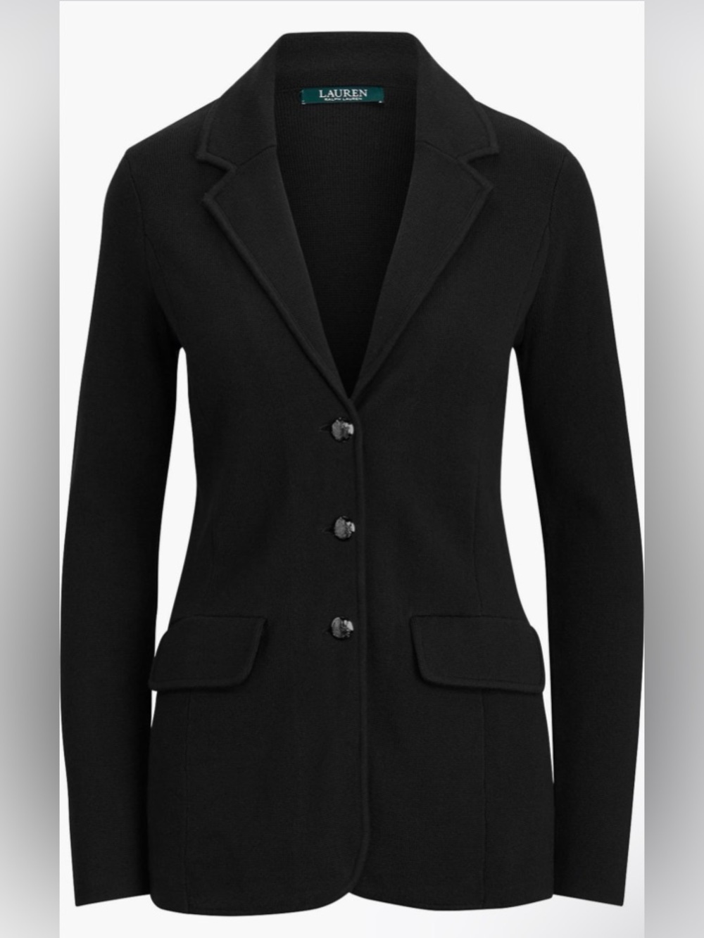 Lauren Ralph Lauren 
Combed Cotton-Blend Blazer - Picture 5 of 8